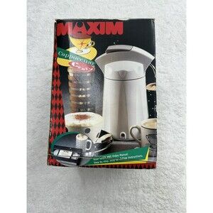 Maxim Cappuccino Crazy Milk Frother NEW OLD STOCK VTG Retro ***Tested***WORKS***